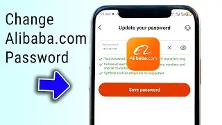 Как изменить пароль вашей учетной записи Alibaba