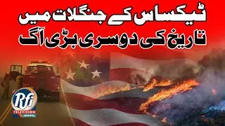 Texas Wildfire | Texas Battles Second Biggest Wildfire Disaster In State&rsquo;s History |  URDU NEWS