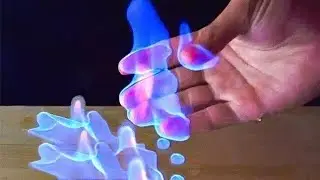 FIRE On My HAND/ Fire experiment/don't try at home 😱😵😱