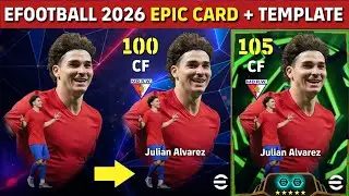 eFootball 2026 Epic Card Design + Template - eFootball Epic Card Editing