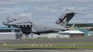 Saxon Warrior Movements at Prestwick Airport | C17s & C130s & More