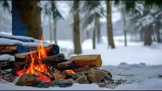 Winter Fireplace Sounds for Calm, Comfort, and Sleep