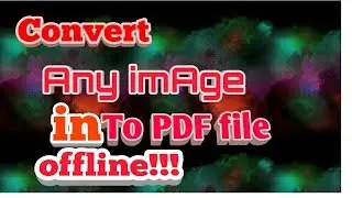 Convert your photos into Pdf| offline| Tech Ayaan