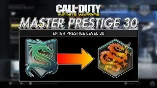 MASTER PRESTIGE 30! COMBAT KNIFE DE-ATOMIZER STRIKE [Infinite Warfare Road to Grand Master Prestige]