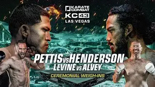 KARATE COMBAT 43 *Ceremonial Weigh-ins*  Pettis vs Henderson