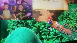 Funny Kids Play Mario RPG! Boy turns into TOAD! Hilarious!!!