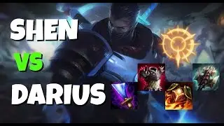 PRESS THE ATTACK Shen vs Darius Top Lane Season 8! League of Legends