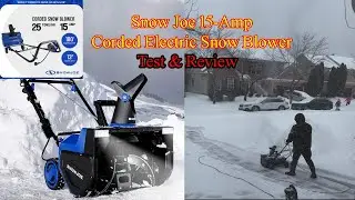 Snow Joe 15-Amp Corded Electric Snow Blower, 22