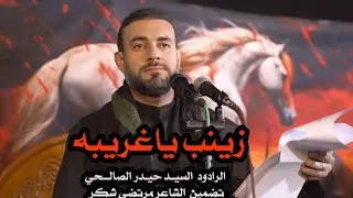 زينب ياغريبه | الرادود السيد حيدر الصالحي