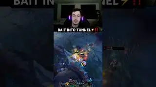 Bard Baits Warwick Into Tunnel 😈🛎️ #Bard #LeagueOfLegends #League