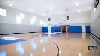Custom Home Project: NBA Sized Basketball Court