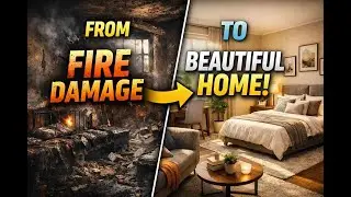 Fire Damaged Room Transformation | Extreme Before & After Makeover