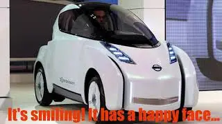 The Nissan Land Glider: Four-Wheeled Electric Tilting Concept Car They Forgot