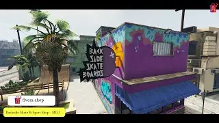 Backside Skate & Sport Shop MLO | FiveM Store MLO 