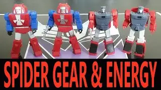 Magic Square MS-B49A Spider Gear Gears & MS-B50 Energy Windcharger Set of 2 METALLIC