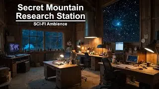 Secret Alien Research Station Ambience | Relaxing Search for Aliens