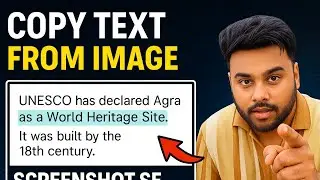 How To Copy Text From Image | Kisi Bhi Screenshot Se Text Kaise Copy Karen | Mr Sonu Kushwaha 