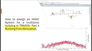 How to design an HVAC System for a multizone building in TRNSYS - Part 4 -Running First Simulation