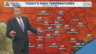 Record-breaking day in San Antonio | KENS 5 Weather Impact Forecast