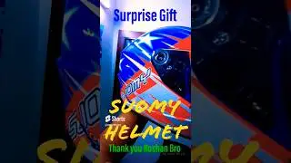 Suomy Helmet 😍#surprisegift #brotherhood #motovlog #youtubeshorts #video #viral #trending #shorts