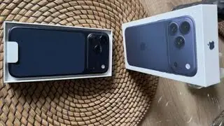 iPhone 17 pro max blue box review price check at Apple Store #fypシ゚viral #iphone17promax #viralvideo