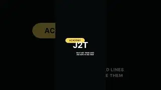 What are trend lines and how to use them  #just2trade #J2TAcademy #trendline