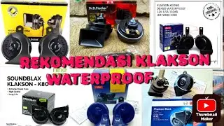 7 Rekomendasi klakson buat motor dan mobil. Waterproof suara mantap 