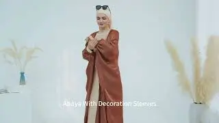 Loriya Dubai Abaya Muslim Dress Spring Summer Modest Abaya Islamic Clothing Shinny Kimono Open Abaya