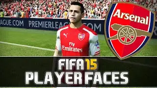 Fifa 15 | Arsenal London Player Faces | feat. Alexis Sanchez, Welbeck, &Ouml;zil & more | by PHDxG