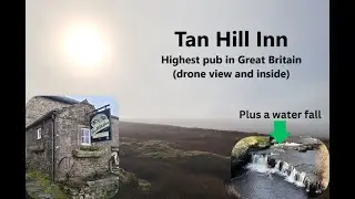 Tan Hill Inn -Highest pub in England - waterfalls, yurts and fog #drone #djimini4pro