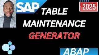 How to create a table maintenance generator | SAP ABAP | EASY STEPS