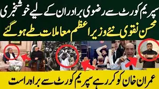 سپریم کورٹ سے رضوی برادران کےلیے خوشخبری محسن نقوی نئے وزیراعظم معاملات طے ہوگئے عمران خان کو کرر