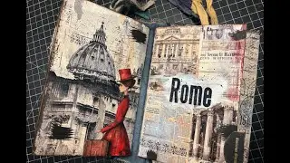 La Dolce Vita: A Flip Through Of My Italy-Inspired Junk Journal