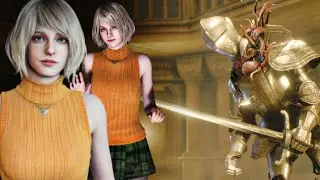 Play as Ashley save leon  Resident Evil 4 Remake gameplay walkthrough Marco gaming