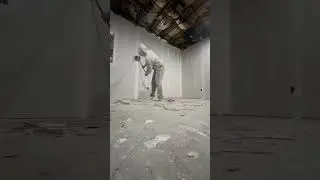 #drywall #level5 #corridos #tapping #finishing #drywallrepair #workout #homeimprovement #commercial