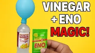 ENO + vinegar Reaction! Dekho Balloon Kaise Udh Gaya 😳🔥||