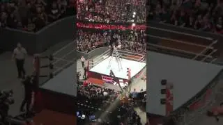 WWE TLC 2016 : Dean Ambrose goes through table live