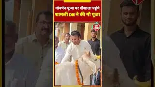 DM ने गोवर्धन पूजा की #news #hindi #shamli #latestnews #shorts #upnews #up #breakingnews #diwali