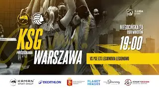 1. liga siatkówki kobiet KSG Warszawa vs PGE LTS Legionovia Legionowo [2025.11.26]