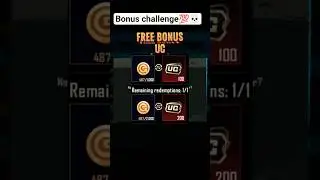bonus challenge in BGMi bonus challenge kaise khele 💀😎