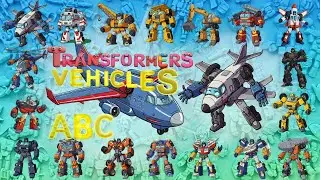 ABC Vehicle Transformers Song 🚗✨ | Cars, Trucks & More Vehicles Alphabet A to Z!