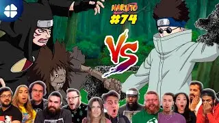Kankuro vs Shino, Naruto Ep. 74 Reaction Mashup ナルト海外の反応