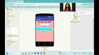 To do list- MIT APP INVENTOR- DESIGNER AND BLOCK