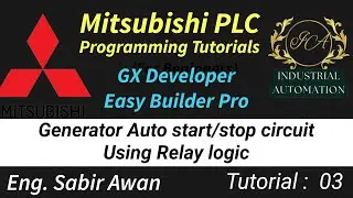 03. How to start/stop a generator automatically | relay logic | generator ko kaisy start/stop Karen