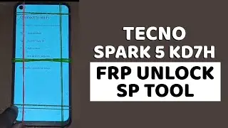 How to Bypass Frp Lock on Tecno KD7H Using SP Tool