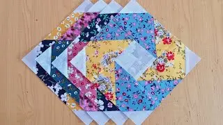 New quilting tutorial this week/ Scrap Fabric quilt tutorial 