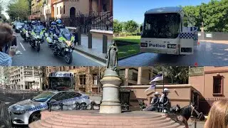 Emergency Services and Military in Action at King Charles III Proclamation | NSW Parliament, Sydney