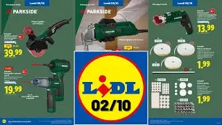 Каталог LIDL от 2 октября 2025 г. ✅ Поступление товаров для самостоятельной сборки в PARKSIDE 🛠 А...