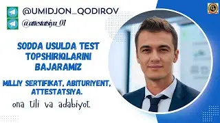 🎯 FONETIKA TEST TАHLILI – 1-SAVOL VIDEO TАHLILI 🎥