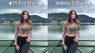 iPhone 15 Pro Max VS Galaxy Z Flip 5 Camera Test Comparison